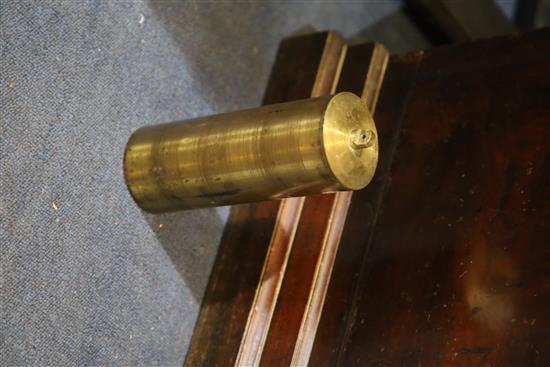 A Mid 19th century mahogany 8 day longcase regulator by E. J. Dent of Strand, London Height 6ft 0.5in.